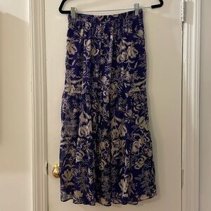 Ba&sh purple flowy skirt size S